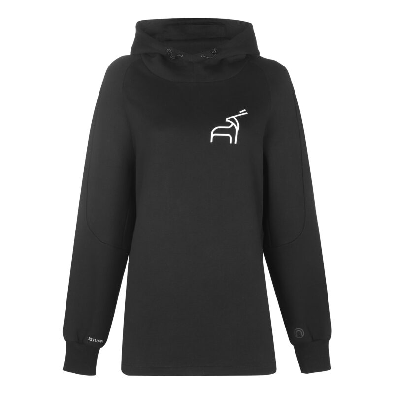 هودی زنانه اوریکس مدل warrior رنگ مشکی