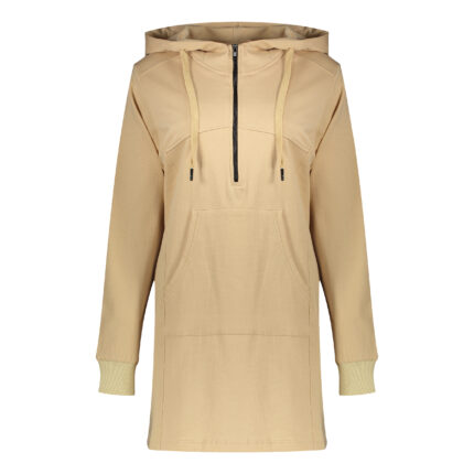 هودی زنانه مادر مدل لیندا رنگ کرم