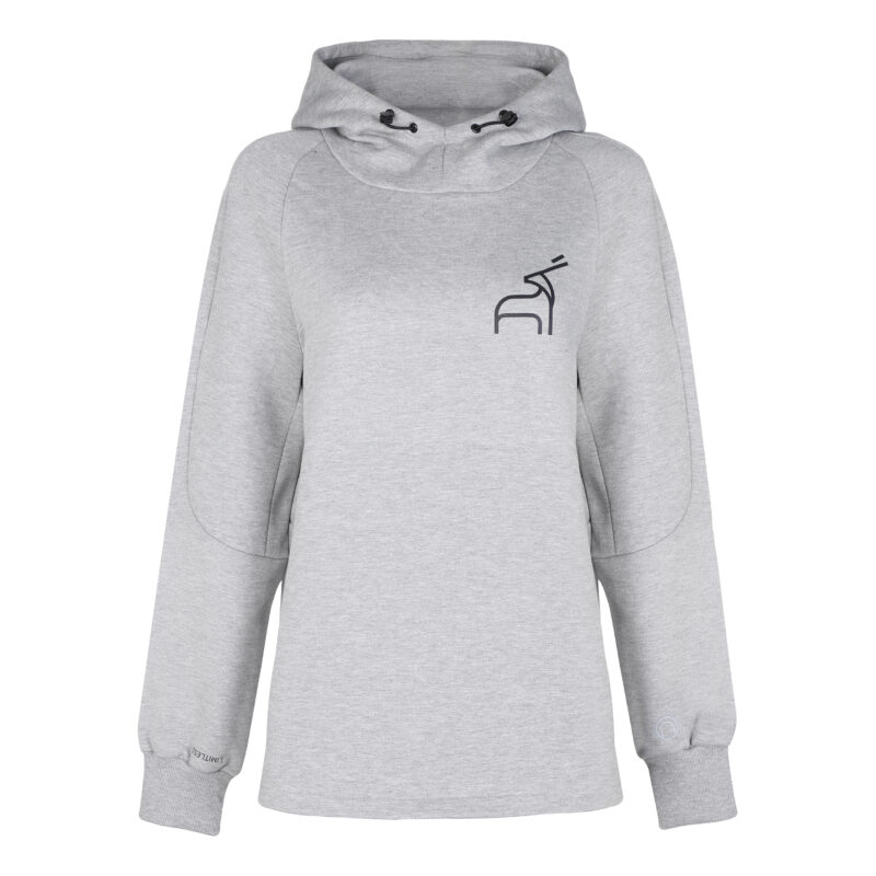 هودی زنانه اوریکس مدل warrior رنگ طوسی